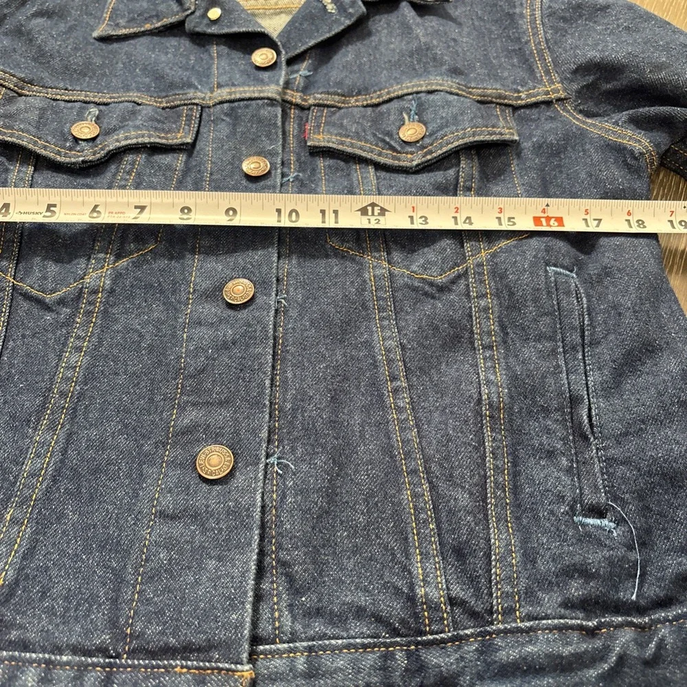 Vintage‎ 80's Levi Denim Trucker Jacket 70506-0216 USA Made Type 3 Sz 36 VTG